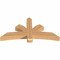 Ekena Millwork Davenport Timber Gable Bracket, Western Red Cedar, 60"W x 30"H x 5 1/2"D x 5 1/2"F, 12/12 Pitch GBW060X30X0606DAV00SWR - alternate 5